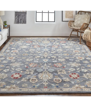 Rylan tufted persian floral rug - Area Rugs