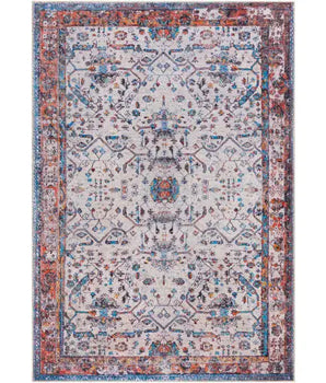 Scarlet washable area rug - Blue / Rectangle / 2x3 - Area