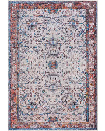 Scarlet washable area rug - Blue / Rectangle / 2x3 - Area