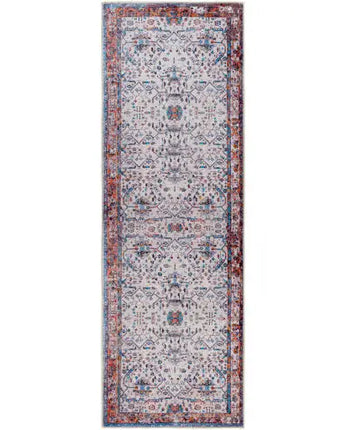 Scarlet washable area rug - Blue / Runner / 2’7’’ x