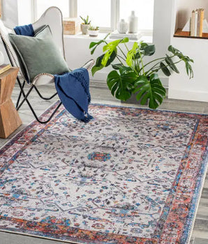 Scarlet washable area rug - Area Rugs