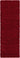 Solid shag area rug - Cherry Red / Runner / 2’ 2 x 6’ 5