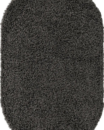 Solid Shag Area Rug - Graphite Gray / Octagon / 4 Ft Octagon