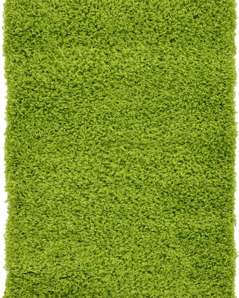 Solid shag area rug - Grass Green / Rectangular / 2x3