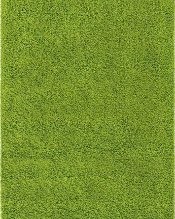 Solid shag area rug - Grass Green / Rectangular / 3x5