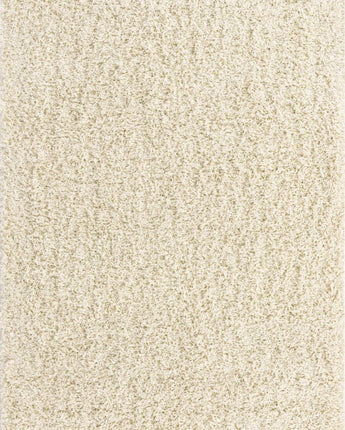 Solid shag area rug - Ivory / Rectangular / 2x3 - Area Rugs