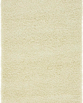 Solid shag area rug - Ivory / Rectangular / 3x5 - Area Rugs