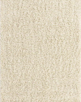 Solid shag area rug - Ivory / Rectangular / 4x6 - Area Rugs