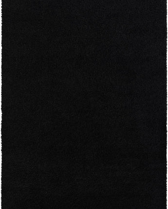 Solid shag area rug - Jet Black / Rectangular / 8x11 - Area