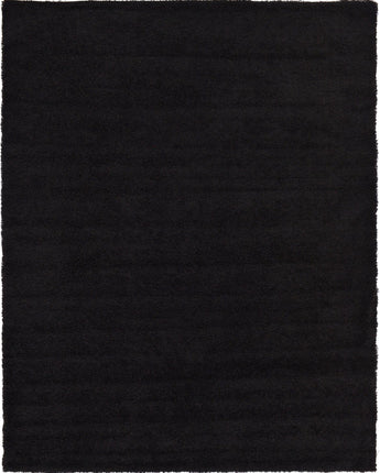 Solid shag area rug - Jet Black / Rectangular / 9x12 - Area