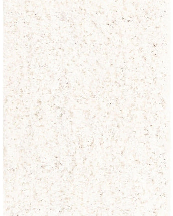 Solid shag area rug - Snow White / Rectangular / 2x3 - Area