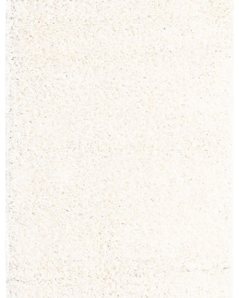 Solid shag area rug - Snow White / Rectangular / 3x5 - Area