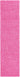 Solid shag rug - Bubblegum Pink / Runner / 2’ 6 x 10’