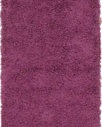 Solid shag rug - Eggplant Purple / Runner / 2’ 6 x 13’