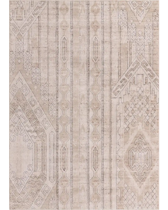 Southwestern grand canyon aztec area rug - Beige