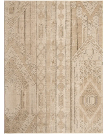 Southwestern grand canyon aztec area rug - Beige