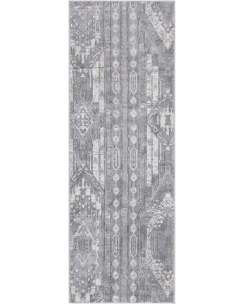 Southwestern grand canyon aztec area rug - Gray / Runner