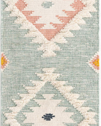 Southwestern mesa rug - Light Blue / Runner / 2’ 2 x 6’