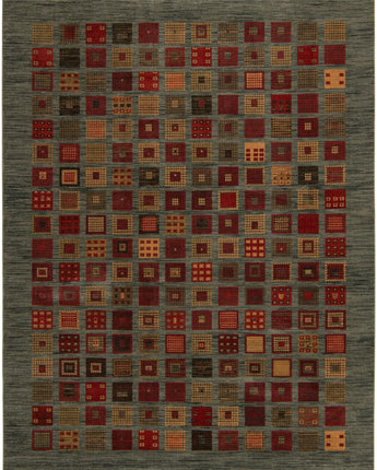 Southwestern rustic designed fars area rug - Blue