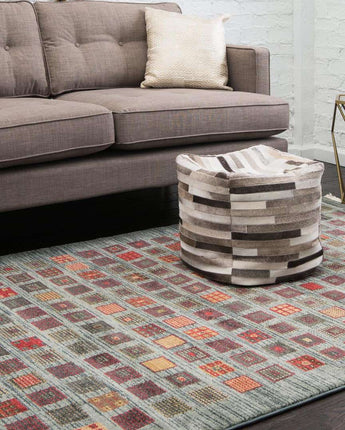 Southwestern rustic designed fars area rug - Area Rugs