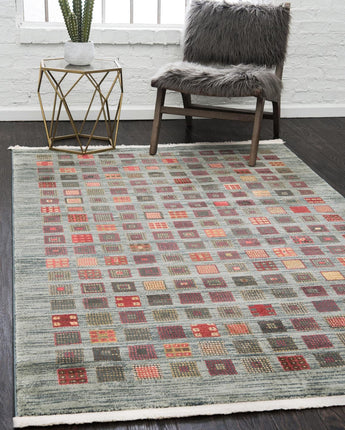 Southwestern rustic designed fars area rug - Area Rugs