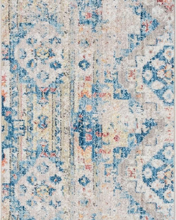 Southwestern storm cloud aztec area rug - Beige / Runner