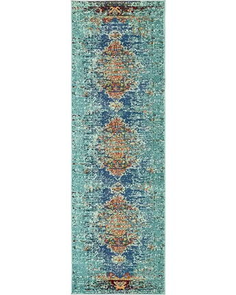 Southwestern warhol vita rug - Blue / Runner / 2’ x 6’