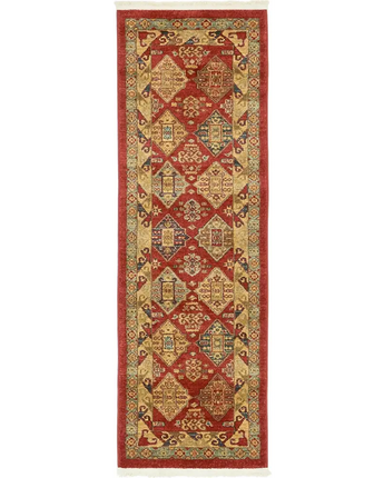 Southwestern xerxes sahand rug - Red / Runner / 2’ x 6’