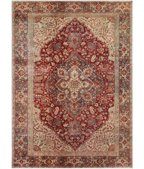 Thibault washable area rug - Dark Red / Rectangle / 2x3