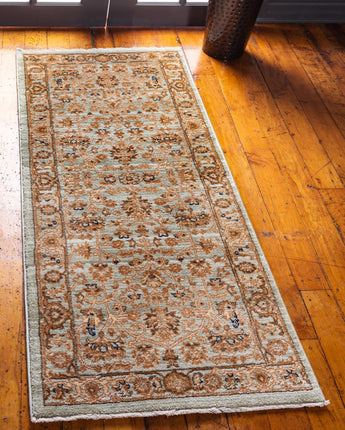 Traditional alcott dorchester rug - Light Green / Runner