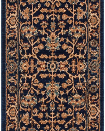 Traditional alcott dorchester rug - Navy Blue / Runner