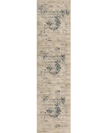 Traditional chateau hoover rug - Beige / Runner / 2’ 7 x