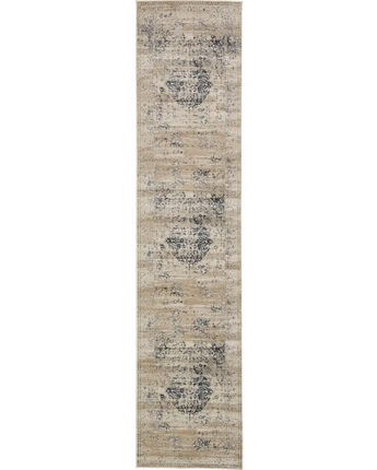 Traditional chateau hoover rug - Beige / Runner / 3’ x