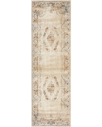 Traditional chateau lincoln rug - Beige / Runner / 2’ x