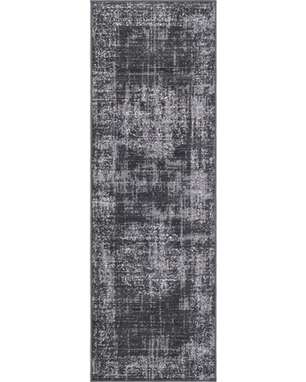 Traditional distressed aarhus rug - Dark Gray / Runner