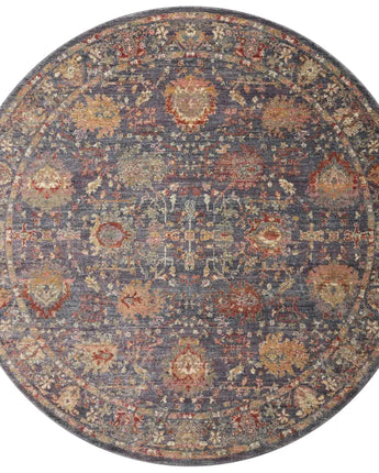 Traditional giada rug - Gray / Multi / Round / 3’2’’