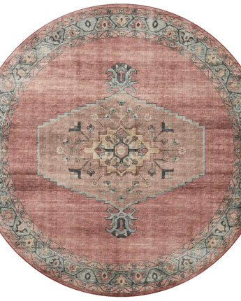 Traditional heidi rug - Spice / Blue / Round / 6’0’’