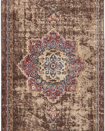 Traditional helios utopia rug (runner & round) - Chocolate