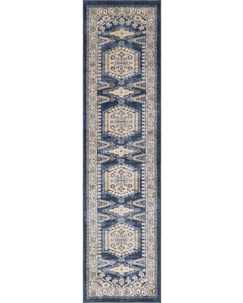 Traditional larissa utopia rug - Navy Blue/Beige / Runner