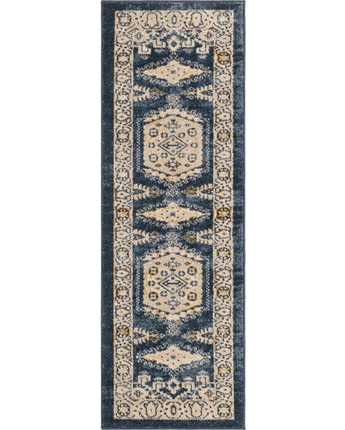 Traditional larissa utopia rug - Navy Blue/Beige / Runner