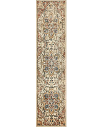 Traditional nyhavn harbour oslo rug - Beige / Runner / 3’