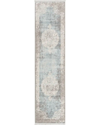 Traditional olwen new classical rug - Light Blue / Runner