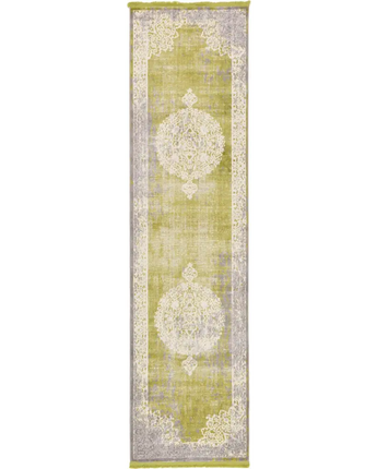 Traditional olwen new classical rug - Light Green / Runner