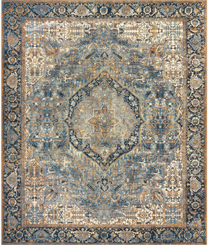 Traditional outdoor traditional nosara rug - Blue / 10’