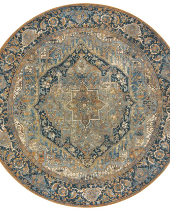 Traditional outdoor traditional nosara rug - Blue / 7’