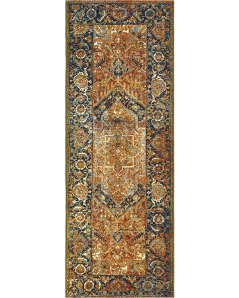 Traditional outdoor traditional nosara rug - Rust Red