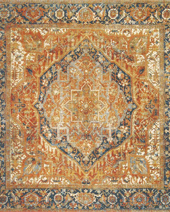 Traditional outdoor traditional nosara rug - Rust Red