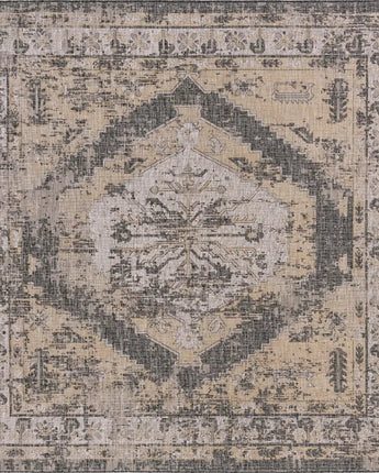 Traditional outdoor traditional valeria rug - Charcoal