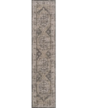 Traditional outdoor traditional valeria rug - Charcoal