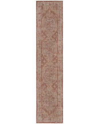 Traditional outdoor traditional valeria rug - Rust Red